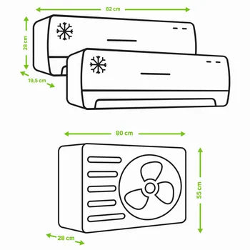 Aire acondicionado 2x1 EQUATION Silver 3000+2000 fg