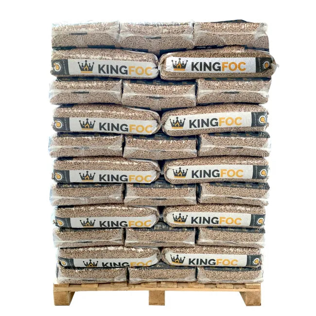 Palet de 77 sacos de pellet KINGFOC